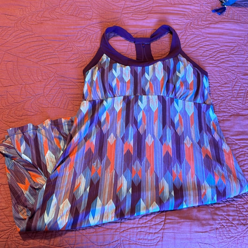Prana tank dress, size large